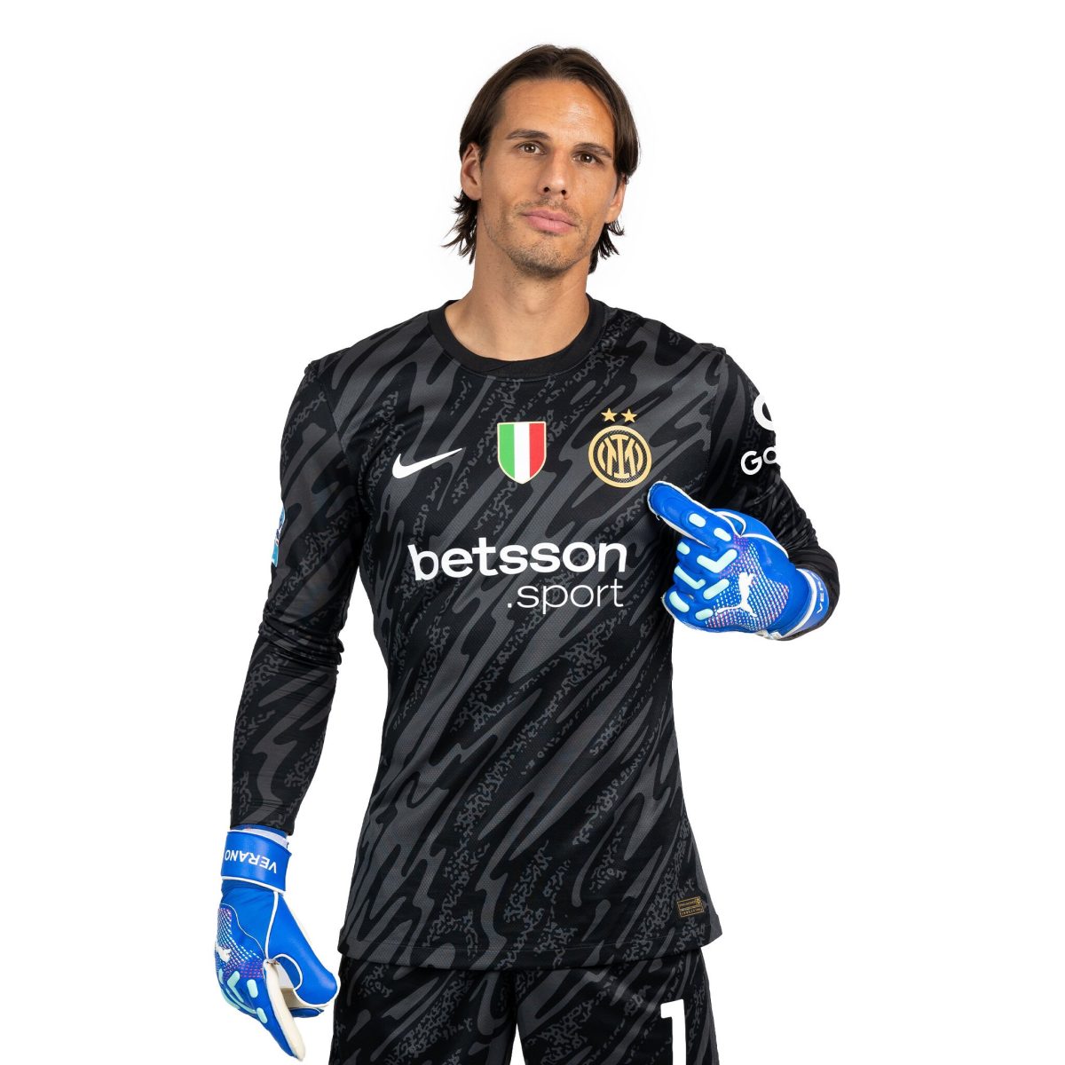 im nike mens goalkeeper home kit shirt 202425 with custom printing Collection - The Best Inter Fanshop Selections